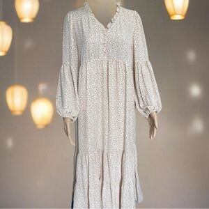 Beautiful CarlyJean of Los Angeles long sleeved Maxi dress-size small